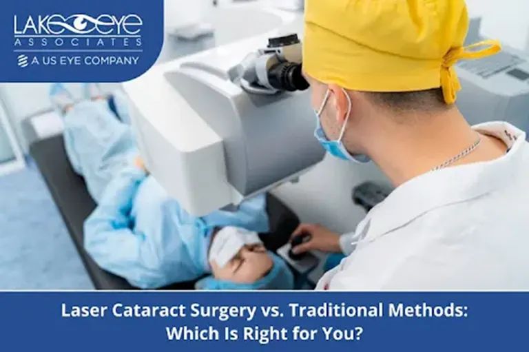 Doctor performing Laser Cataract Surgery (1)